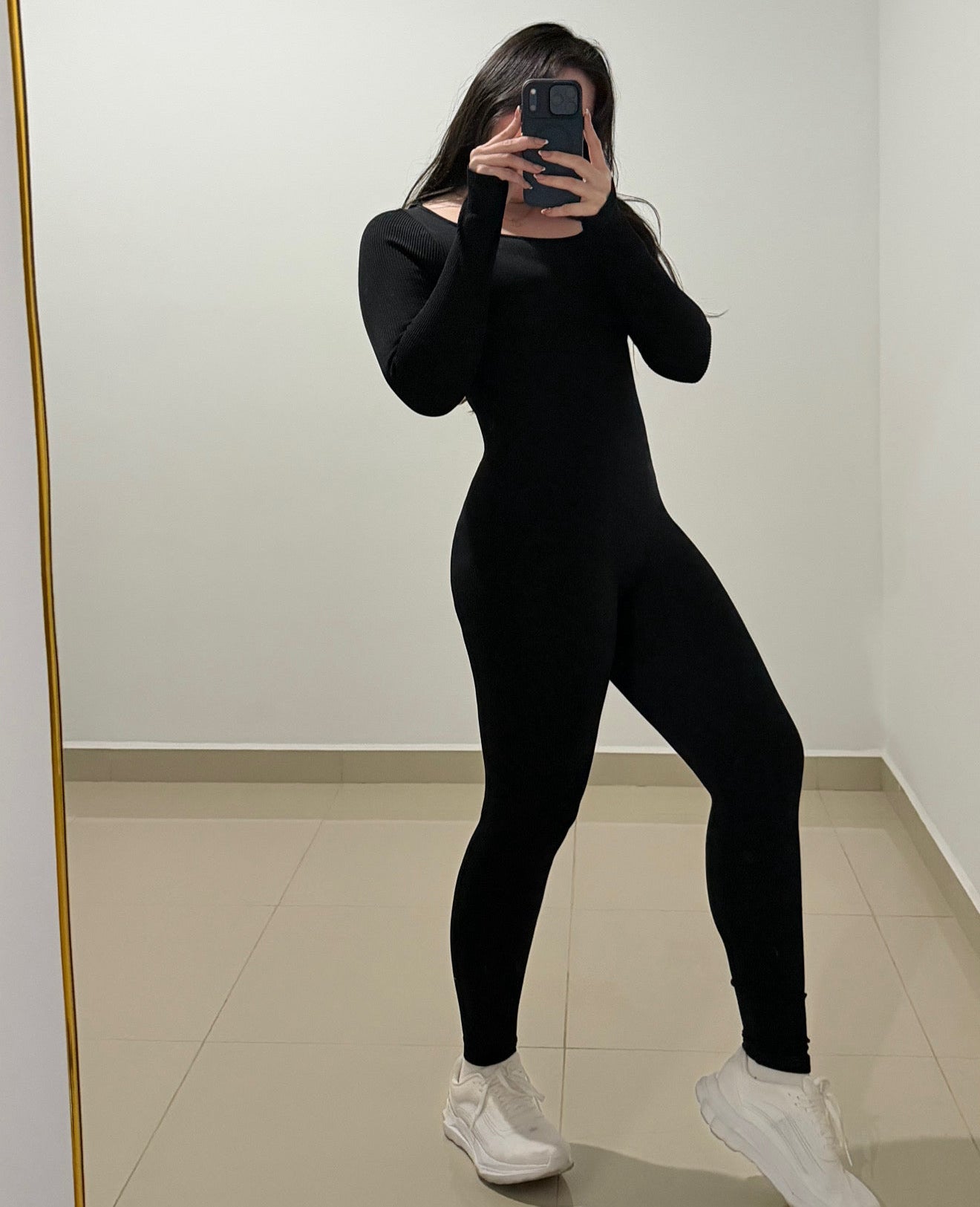 ENTERIZO NEGRO DEPORTIVO
