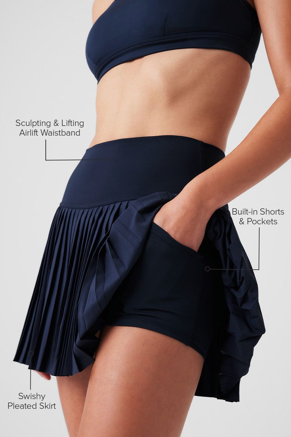 FALDA ALO AZUL MARINO