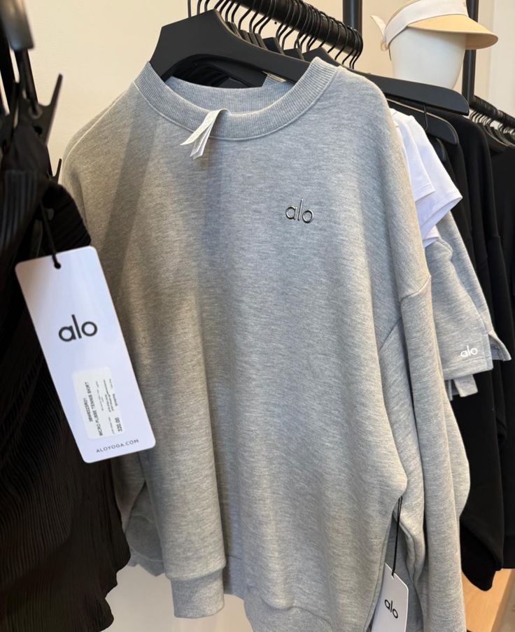 CREWNECK ALO GRIS BAJITO