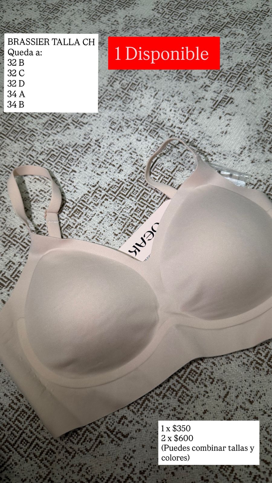 BRASSIER OEAK BEIGE CHICO