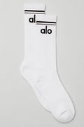 UNISEX THROWBACK SOCK WHITE