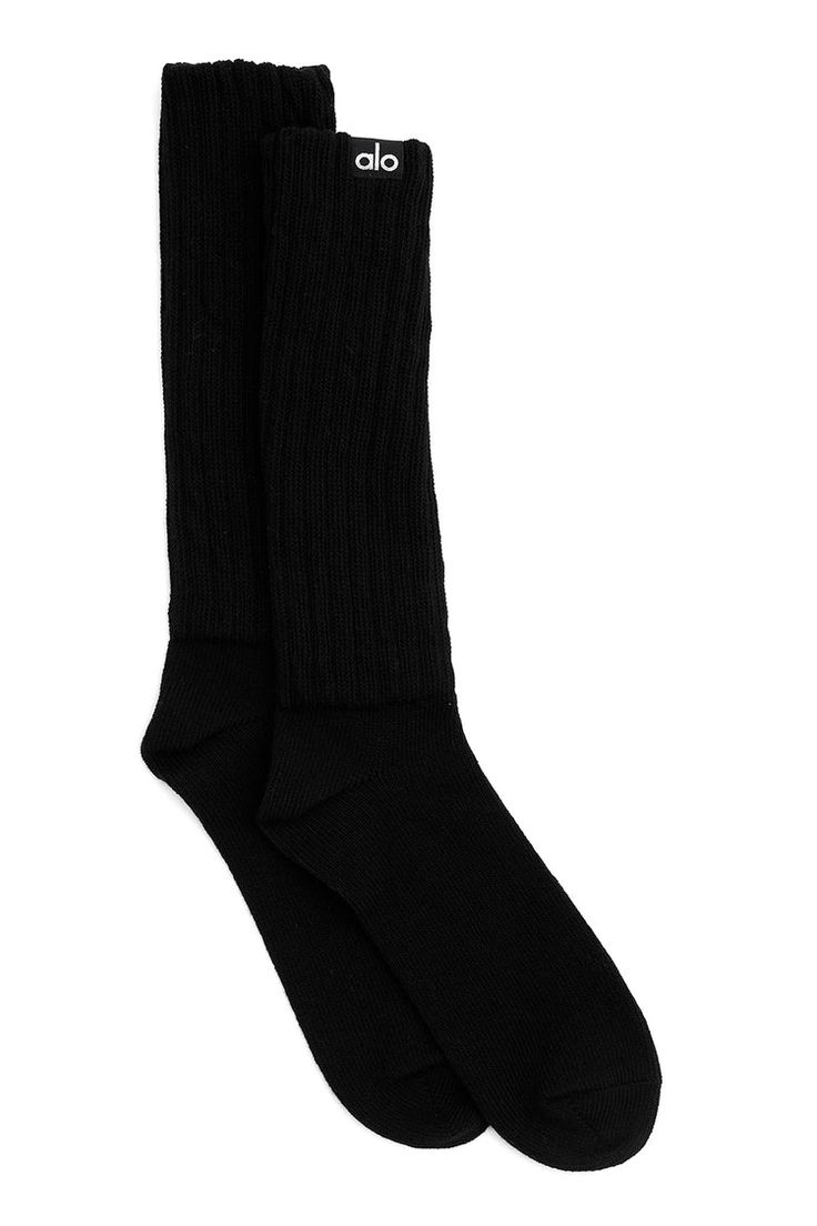 UNISEX SCRUNCH SOCK BLACK