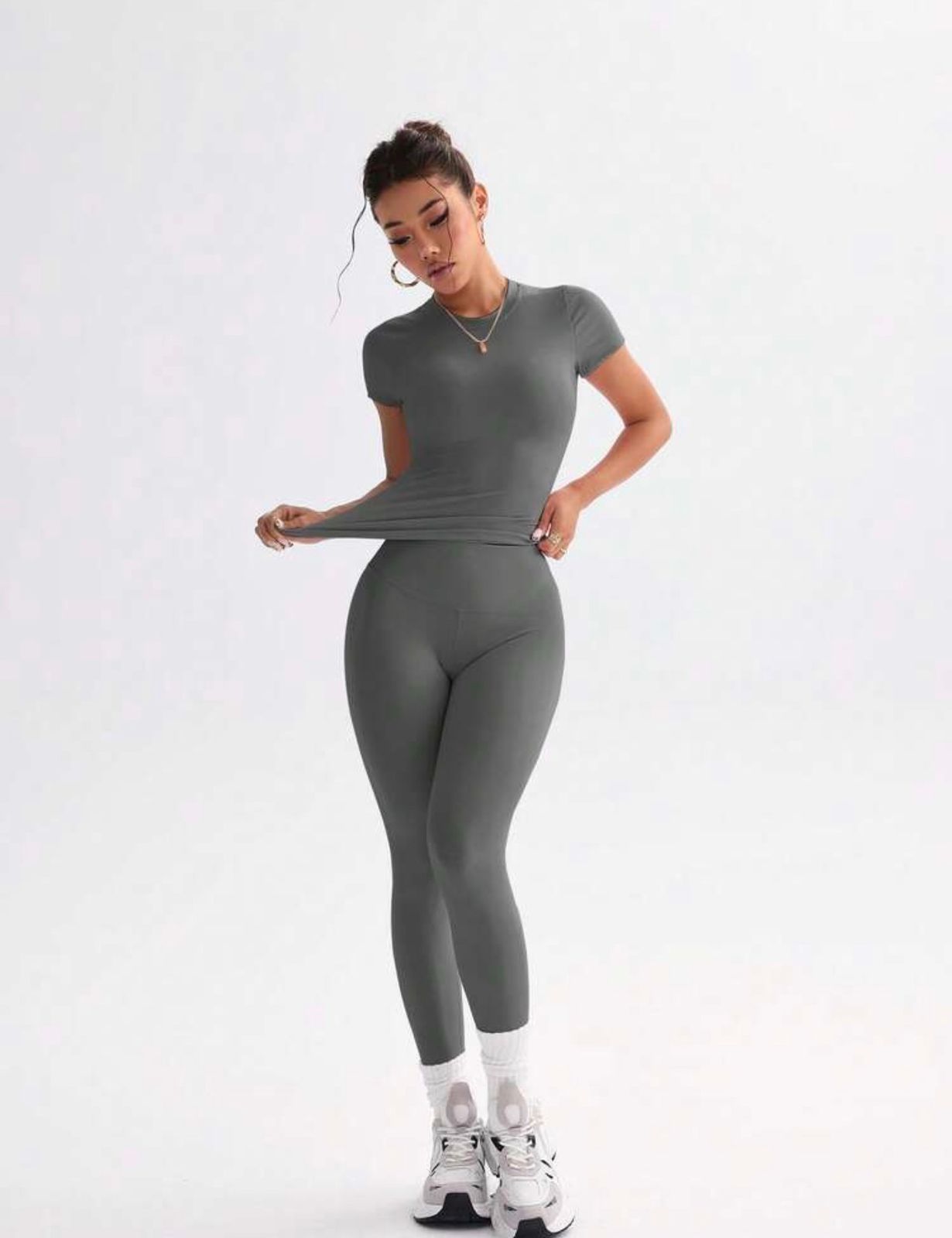 CONJUNTO DEPORTIVO GRIS