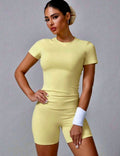 CONJUNTO SHORT AMARILLO