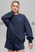 CREWNECK NAVY BLUE ALO
