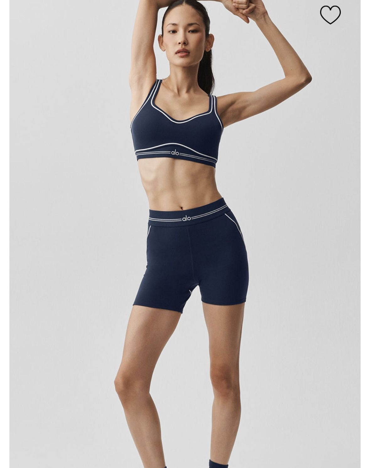 SHORT Y TOP AZUL MARINO