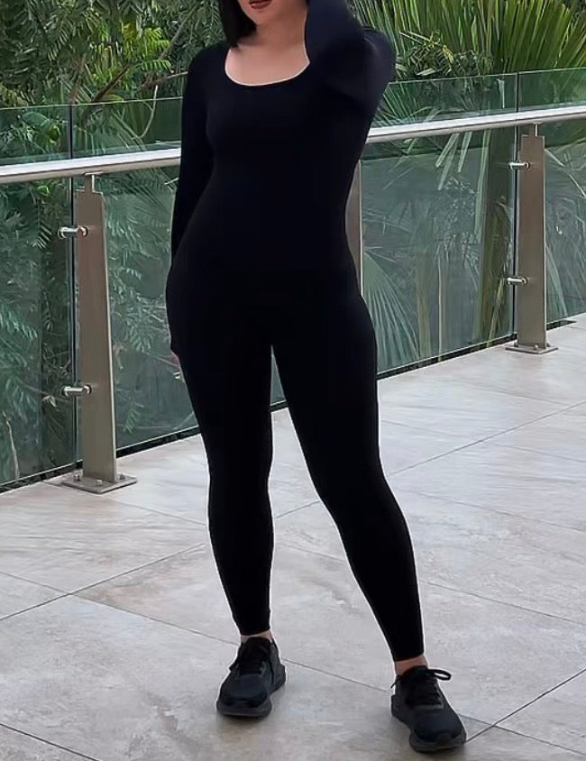 ENTERIZO NEGRO DEPORTIVO