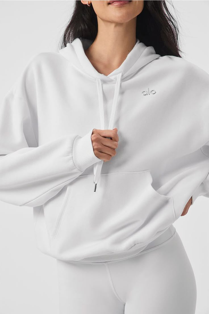 HOODIE BLANCA ALO UNISEX