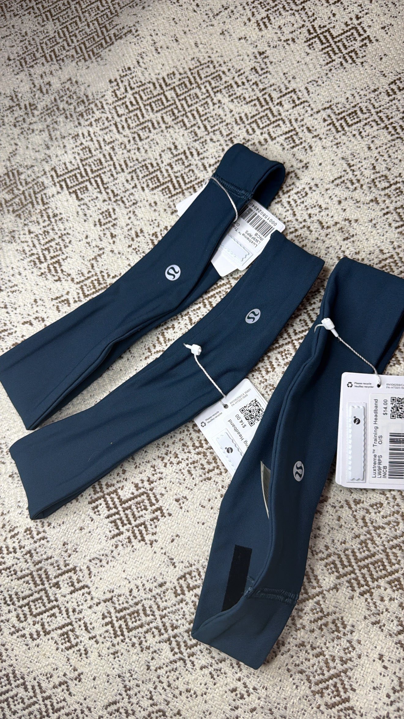 Diadema Lululemon azul