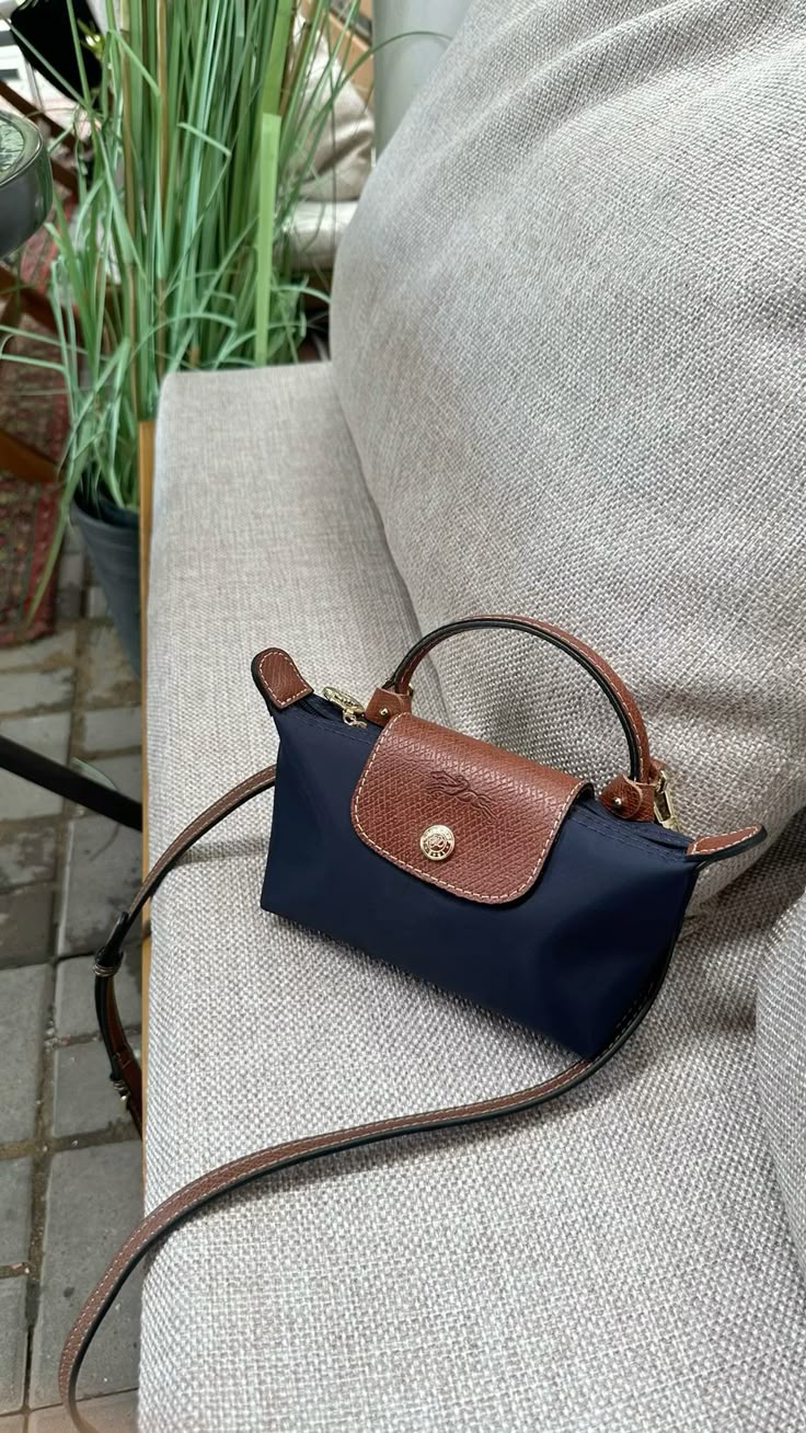 MINI LONGCHAMP NAVY BLUE