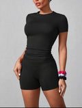 CONJUNTO DE SHORT NEGRO