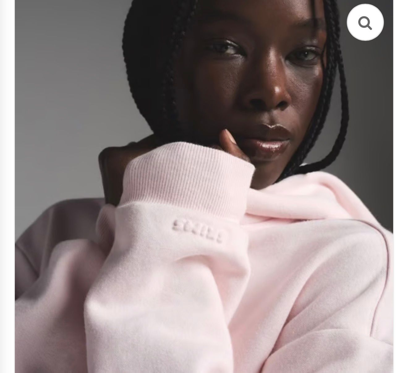 ZIP HOODIE SKIMS PINK