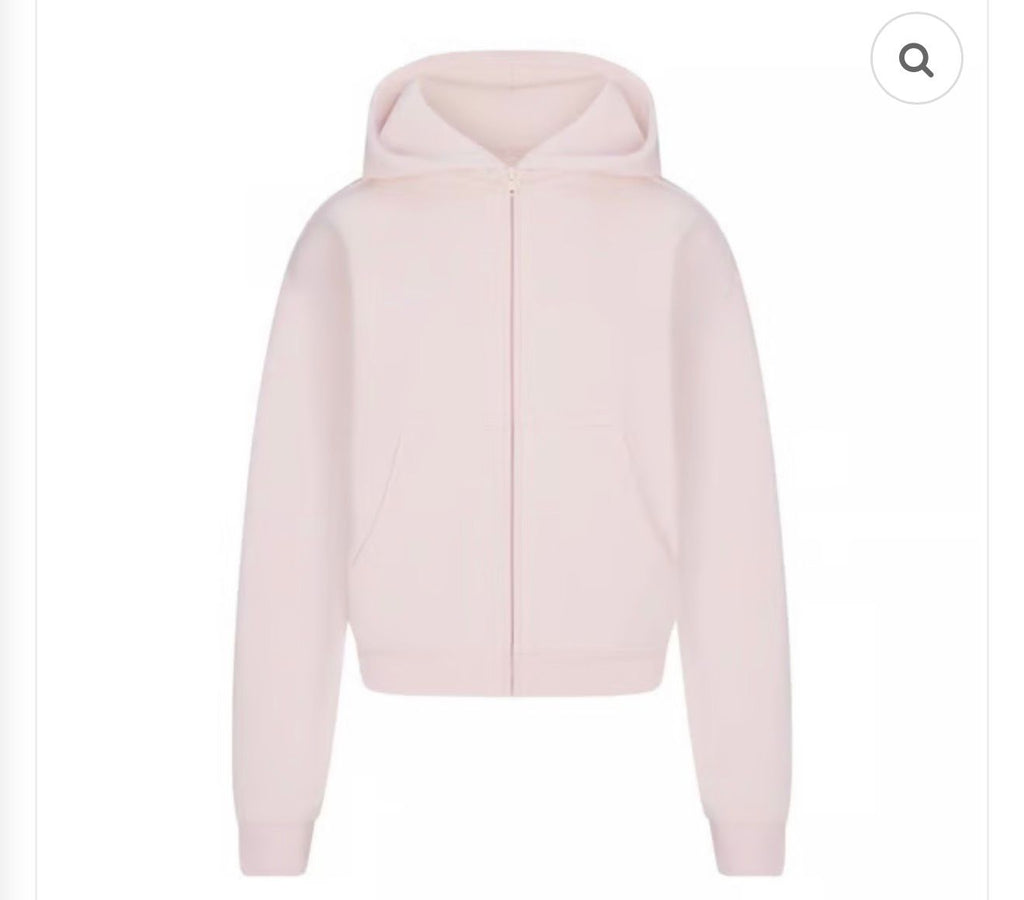 ZIP HOODIE SKIMS PINK