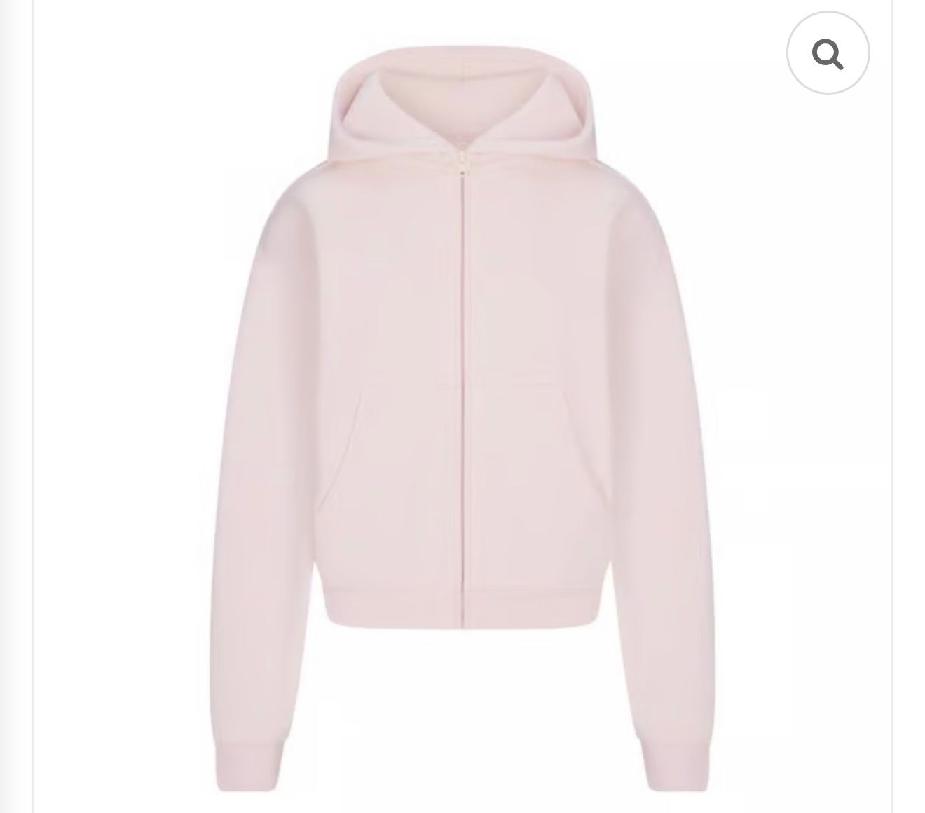 ZIP HOODIE SKIMS PINK