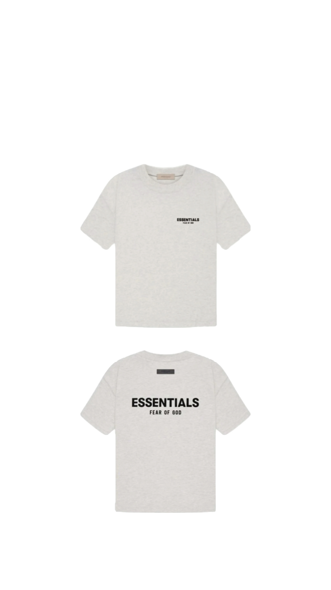 PLAYERA ESSENTIALS GRIS