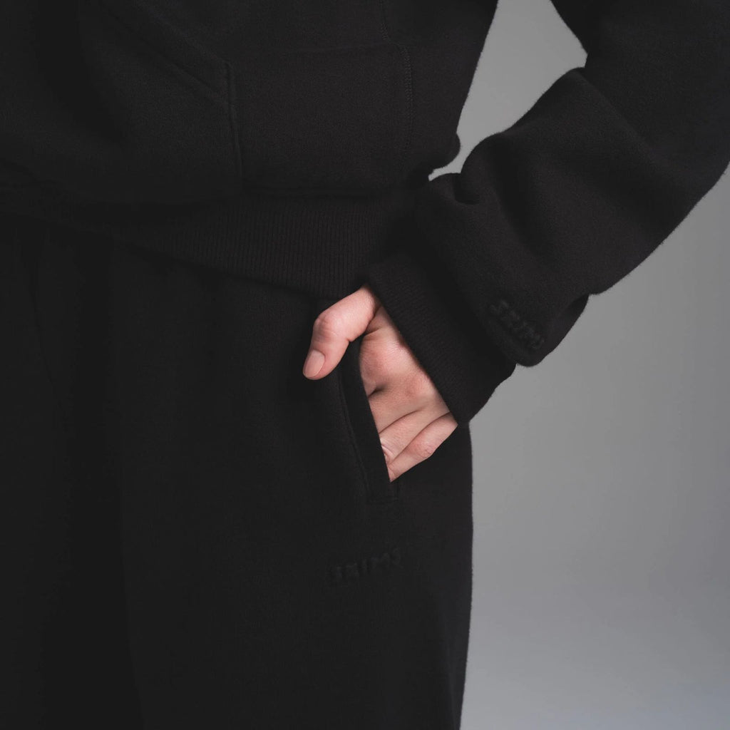 ZIP HOODIE SKIMS BLACK