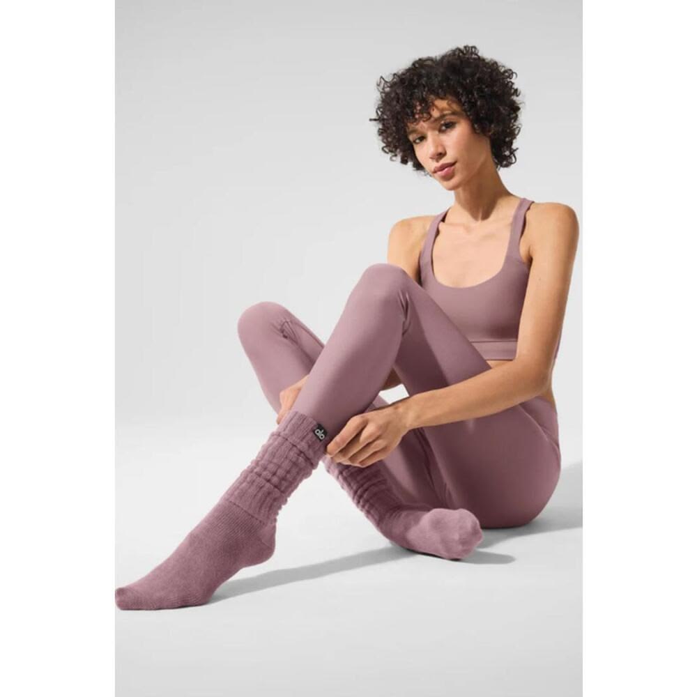 UNISEX SCRUNCH SOCK SMOKY QUARTZ