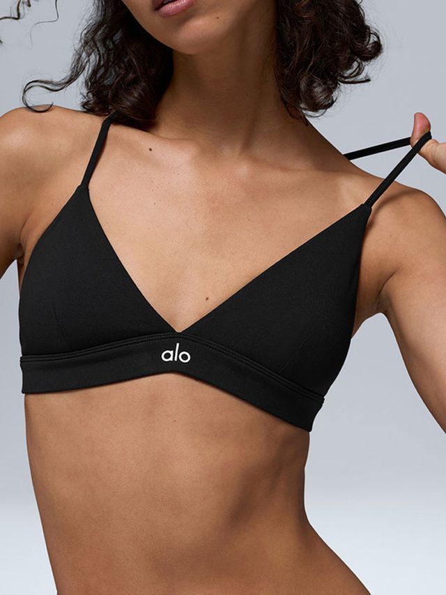Alo Bra Splendor Black