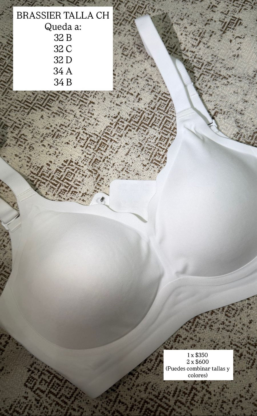 BRASSIER OEAK BLANCO CHICO