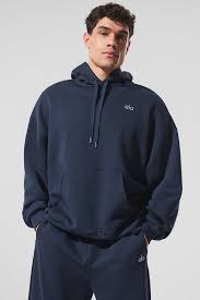 HOODIE AZUL MARINO ALO