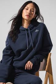 HOODIE AZUL MARINO ALO