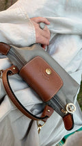 MINI LONGCHAMP GRIS
