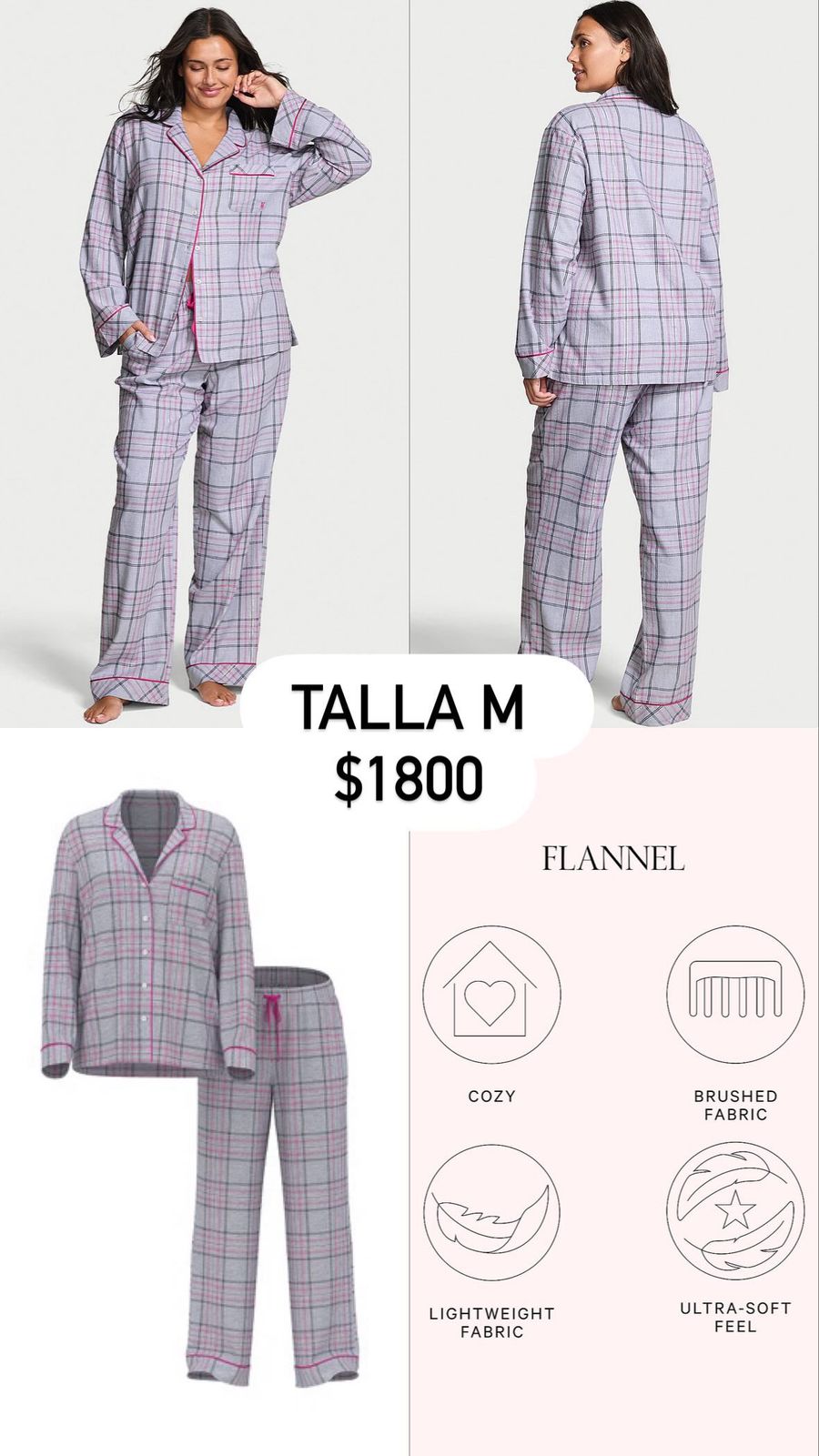 Pijama VS manga larga